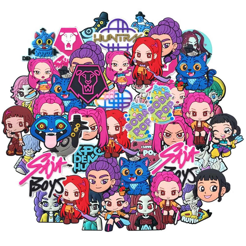 18-100 ks KPop Demon Hunters Přívěsky na boty pro dřeváky Duch Dekorace bot Prvotřídní kvalita Populární doplňky k botám Skvělý dárek