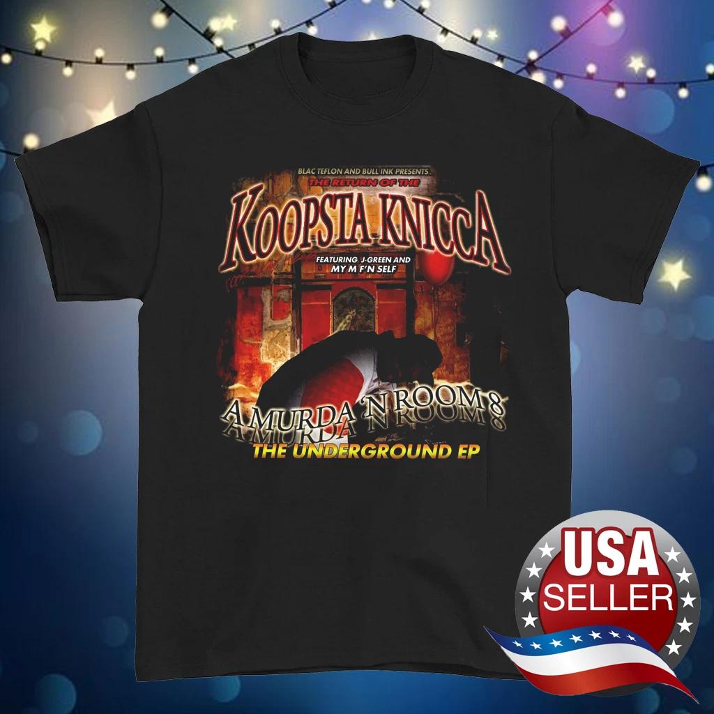 Men s and Women s T-shirts Koopsta Knicca Rapper ALBUM black T-shirt Unisex S to 5Xl L
