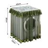 Housse de machine à laver à chargement par le dessus Style Ins Couleur unie Housse de machine à laver Serviette Nouvelle maison Universelle Housse anti-poussière pour machine à laver