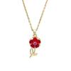 Elegant Sunflower Pendant Necklace - Unique Design for Women, Versatile and Luxurious