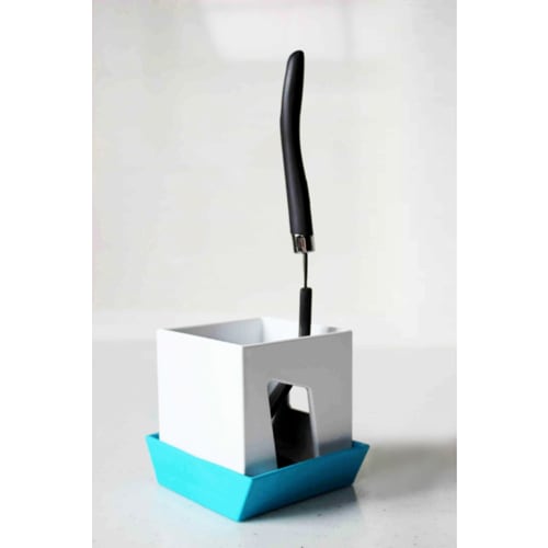 Yawata Kasei way-be APYUI MULTI STAND, a multi-function kitchen stand, red