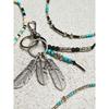 KND Navajo Feather & Beads Keyring Black