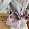 Crossbody bag, fashionable, simple and versatile, 2025 spring new handbag, nylon cloth bag, women's lightweight shoulder bag