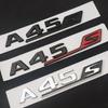 FUP1  ABS Chrome For Mercedes A 35 45 AMG W177 W176 A35 A45 A45S TURBO 4MATIC Car Trunk Letters Emblem Badge Logo Stickers Accessories