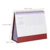 Small Desk Calendar 2026 Minimalist Desktop Flip Stand Planner Compact Monthly Table Calendar for Home Office Use