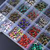 AB Rhinestones, Flat Back Gems Stones, Nail Sequins, Crystals, for Supplies Accessories