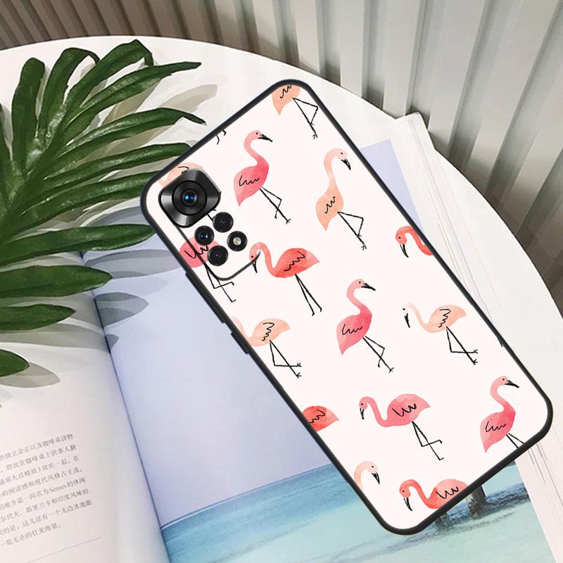 Flamingo Bird Case For Xiaomi Redmi Note 9 8 10 11 12 Pro Note 11S 10S 9S Redmi 12C 9C 10A 10C Back Cover