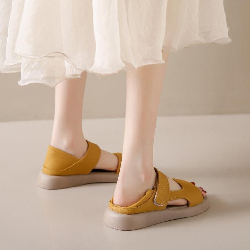 Fashion Versatile Woman Shoes 2026 Summer New Women's Thick Soled Sandals Comfort Non Slip Women Beach Shoes Sandalias De Mujer