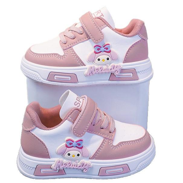 Breathable Lightweight Cartoon Toddler Skate Shoes - Soft Sole, Comfortable Low-Top Baby Walker Casual Shoes for Girls