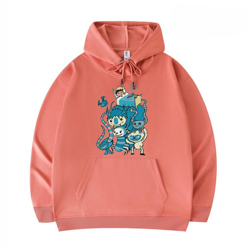 

Men s Hoodies The Beasties Under My Bed T Shirt Print Funny Harajuku Style Twill imitation cotton Hoodies