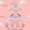 Baby Coats Rack Non-slip Baby Clothes Hanger Adjustable Storage Hangers Cute Kids Clothes Organizer Closet Children