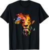 NEW LIMITED Vintage African Lion Face Zoo Animal Lion Tee Shirt S-4XL
