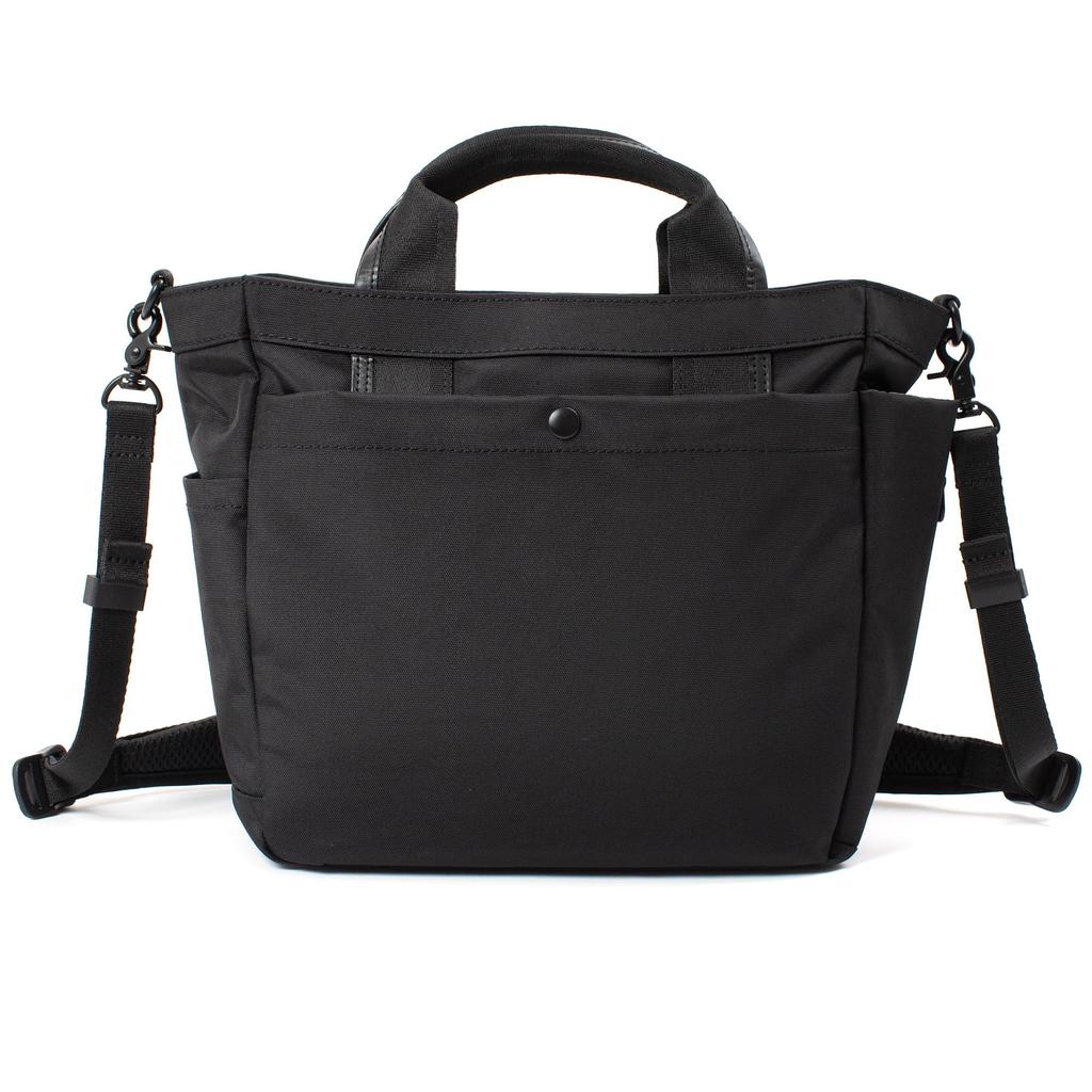DSBK Men's 2-Way Usability Tote Compact Mini Tote Bag KOH-3388 (Black)