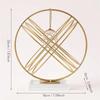 Metal Home Decoration Crafts Light Luxury Desk Crystal Ball Pendant Living Room Bedroom Study Office Desktop Decoration Ornament