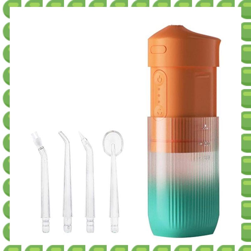 A04V Портативный ирригатор для зубов для путешествий Мини Маленький ирригатор Компактный Электрический Ирригатор для Полости Рта Использование зубной нити оранжевый