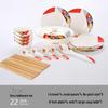 Picasso 'Dora' 22-Piece Ceramic Dinnerware Set