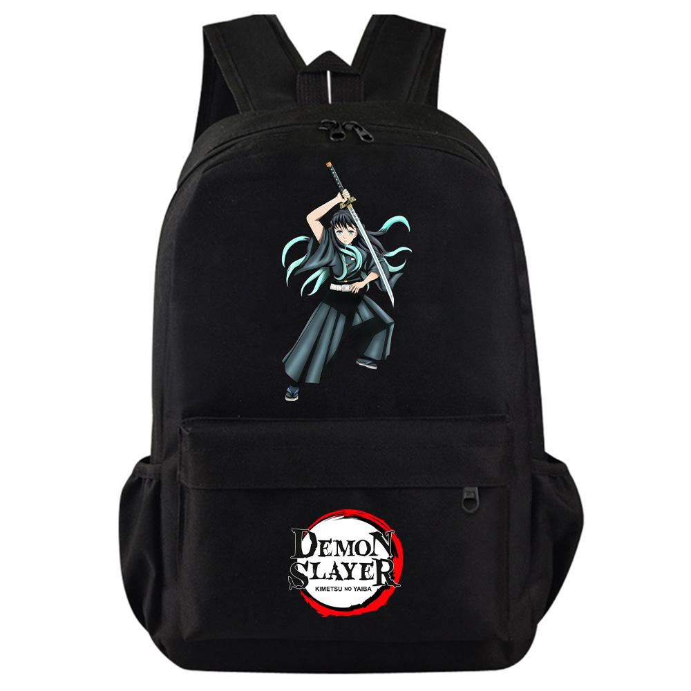 Anime Κινούμενο Σχέδιο Demon Slayer Εκτυπωμένο Σακίδιο Πλάτης Φοιτητική Πολύχρωμη Σχολική Τσάντα Μεγάλης Χωρητικότητας Αδιάβροχη Ταξιδιωτική Τσάντα Mochila Δώρο