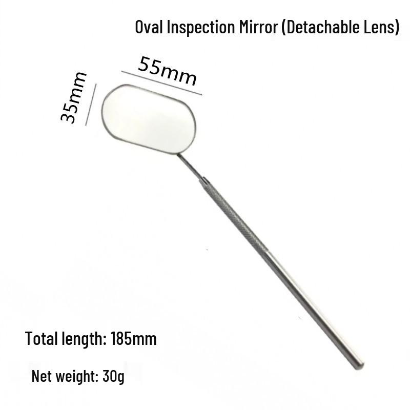 Foldable 360° Telescopic Underbody Inspection Mirror with Light for Car Repair
