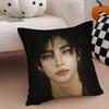 Ornamental Handsome Singer HHyunjin Cushion Cover Throw Pillow Cover Hidden Button Durable Polyester Chair Cushion