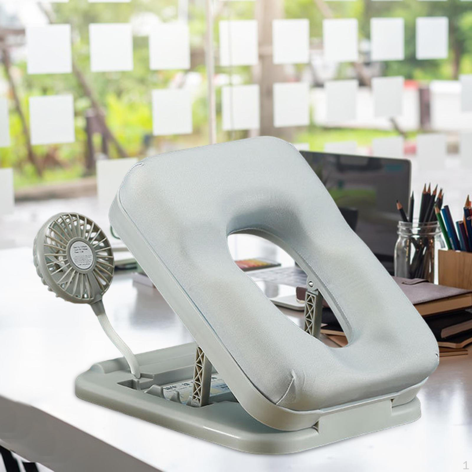 

Подушка Papa Pillow с веером для лица Cradle Hollow Design Легкая многофункциональная подушка для шеи Sleep Sleeping серый