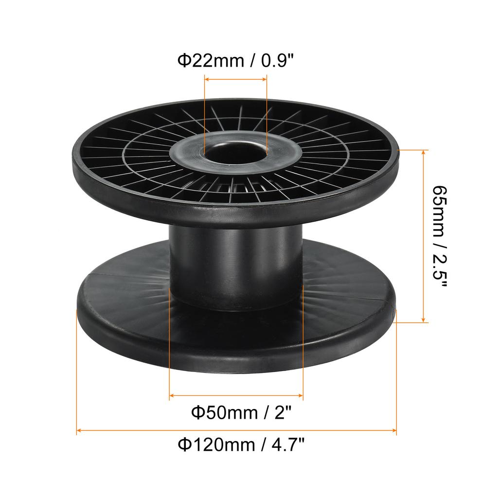 4pcs Floss Bobbins Plastic Empty Thread Spools Wire Weaving Bobbin Chain Tape for Sewing Embroidery 3.9 Inch/ 4.7 Inch