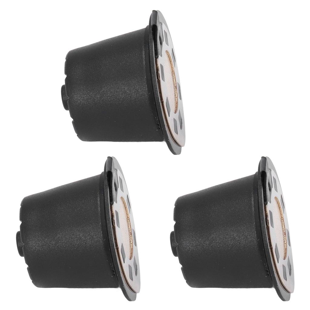 50ML Coffee Capsule Pods Cup with Spoon Brush Reusable Filter Stainless Steel Replacement for Nespresso