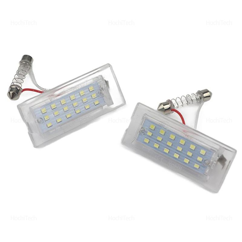2pcs LED License Plate Light Canbus Number Lamp No Error for BMW X5 E53 Pre-Facelift 1999-2006 X3 E83 Pre-Facelift 2003-2010