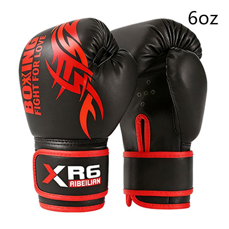 4/6 Unzen PU Atmungsaktiv Kinder Erwachsene Professionell Sanda Muay Thai Taekwondo Neutral Atmungsaktiv Boxhandschuhe