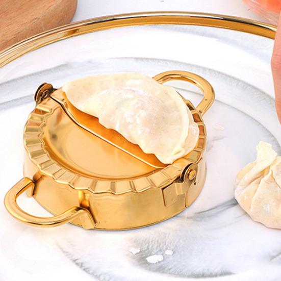 Edelstahl Knödelformer Presse Ravioli Kuchenform Gewellter Tortillaverschluss Küchenkochzubehör