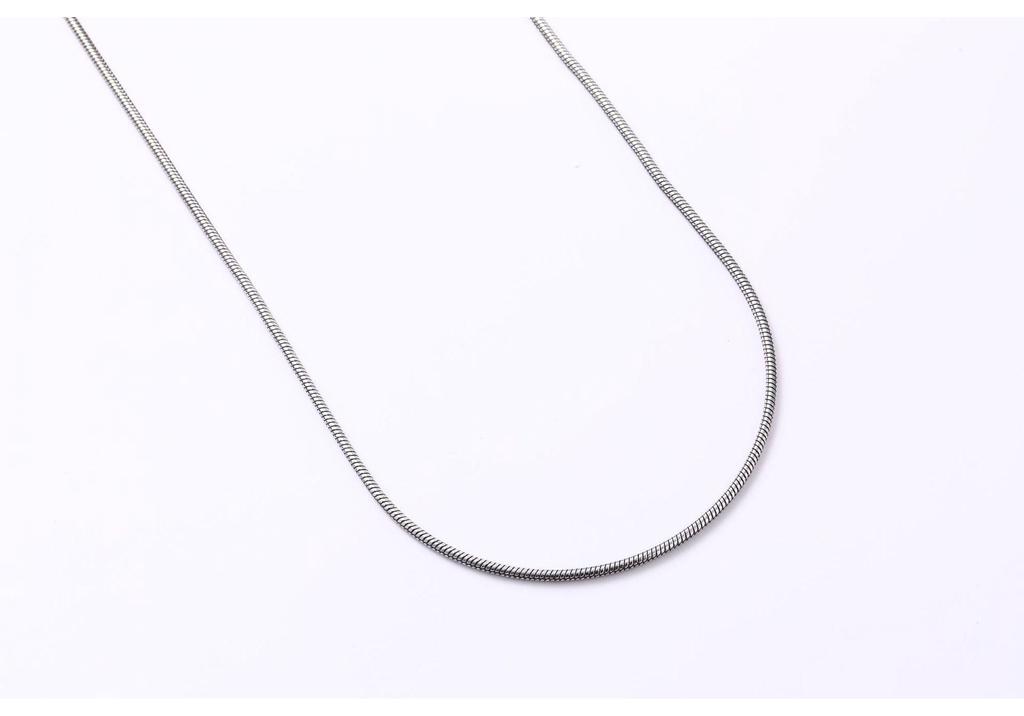 Men's Minimalist Titanium Steel Snake Chain Necklace