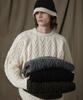 GLW Raglan Cable Knit Ivory