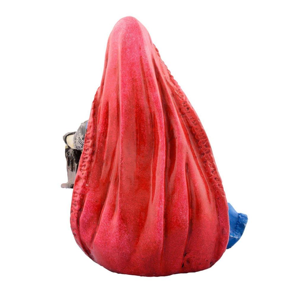 Rajasthanische Dame spielt Harmonium Schauobjekt Polyresin Statue (12,5 cm x 10 cm x 15 cm, Blau und Rot)