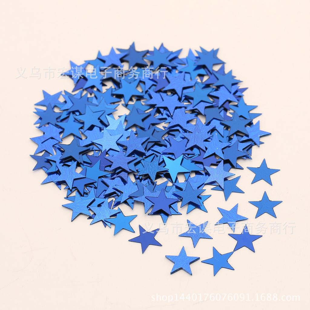 Wedding Decoration DIY Sequin Heart Star Confetti Scatter Accessories Crafts Sequin Birthday Party Festival Decoration Supplies