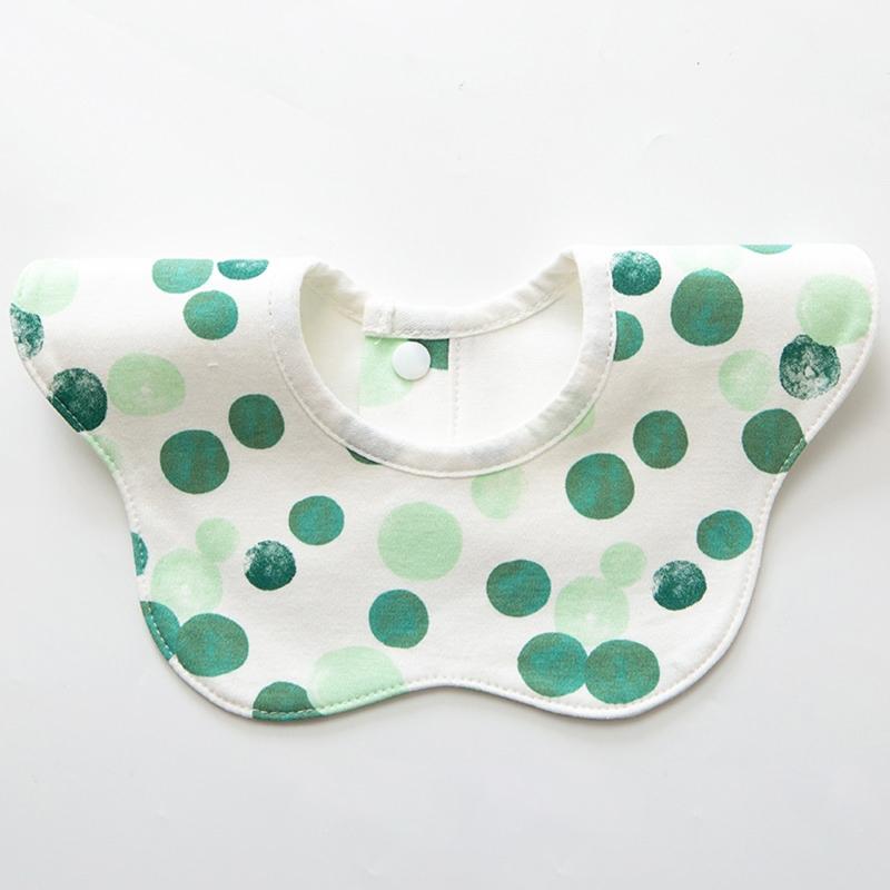 Toddler 360 Degree Rotation Drool Bibs Scarf Baby Infants Feeding Bib Soft Pure Cotton Bandana Waterproof Saliva Towel