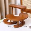 Solid Wood Tiered Display Stand for Jewelry, Ornaments, Snacks & Succulents