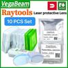 10 PCS set Raytools Original Protective Lens 37x7mm Laser Optical Protection Windows 27.9x4.1mm 211LCG0020 Fiber Cut Head Parts