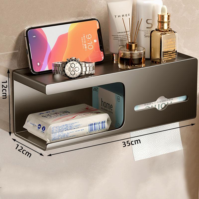 

Настінний тримач для туалетного паперу з вуглецевої сталі, стійка для серветок, тримач для туалетного паперу, аксесуари для ванної кімнати