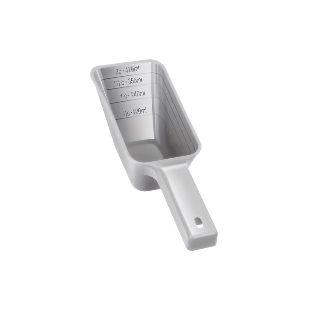 Pet Food Scoop with Measurement Markings Dog Food Shovel Cat Food Measuring Spoon Durable Plastic Material Large Capacity