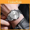 Quartz Mens Watch With Luminescent Dial Calendar Business Style For Adults