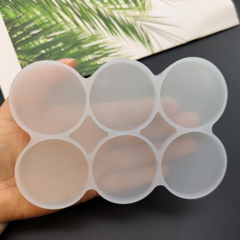 Round Silicone Mold DIY Craft Molds Resin Jewelry Molds Epoxy Resin Molds Craft Supplies for Making Adhesive Product