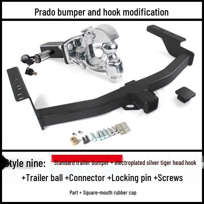 Prado Trailer Hitch: Compatible with 2700/4000 LC120/150 Rear Tow Bar Towing Hook