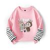 Spring and Autumn Girls'  Casual Base Shirt Children's Top