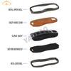 Custodia Portachiavi Auto in Pelle e Lega di Zinco 2025 Per Porsche Panamera Spyder Carrera Macan Boxster Cayman Cayenne 911 970 981