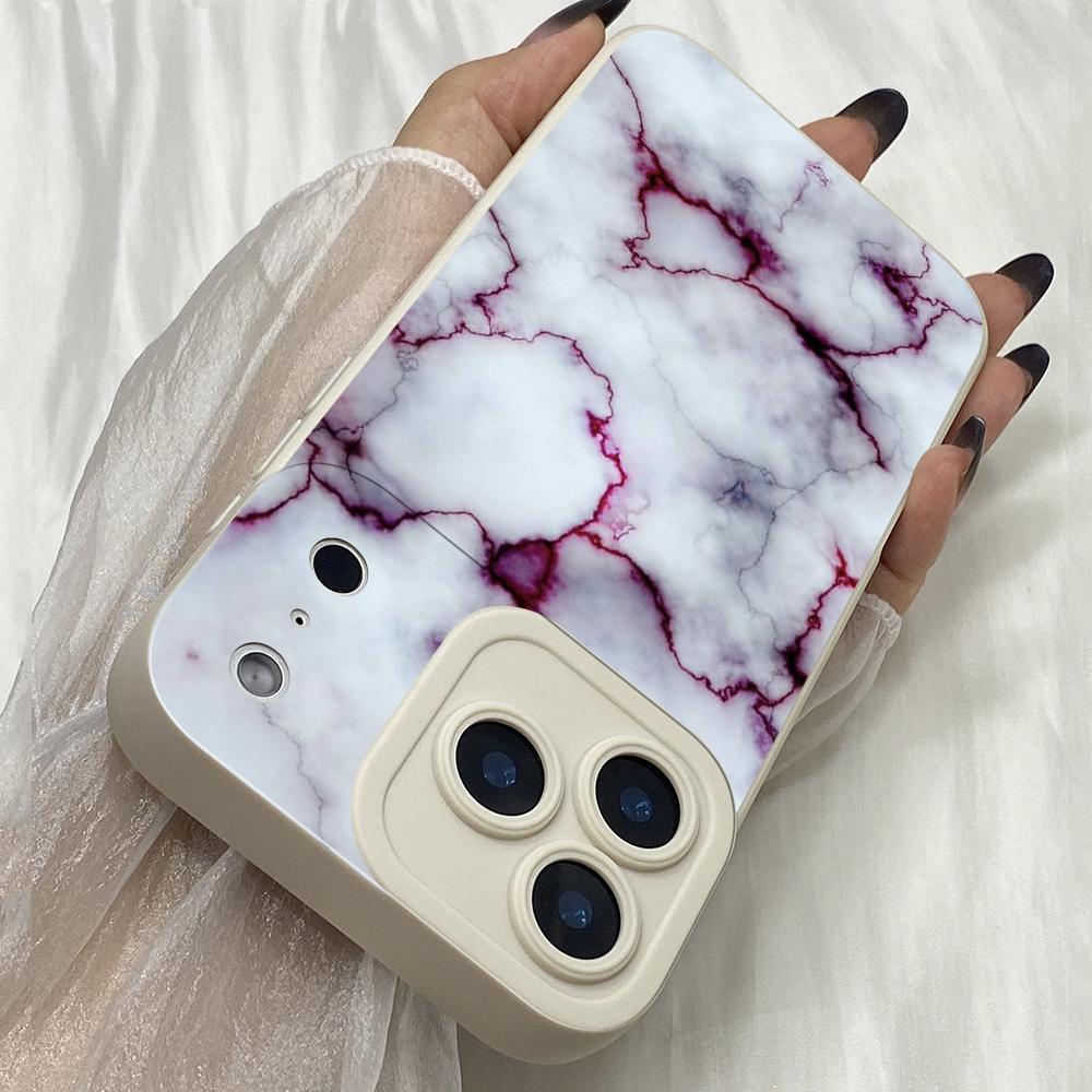 M348 Landscape Pattern Cover Oil Marble Art Angel Eyes Soft Phone Case for iPhone Samsung Galaxy Xiaomi Rdemi Huawei Honor Infinix Realme All Model