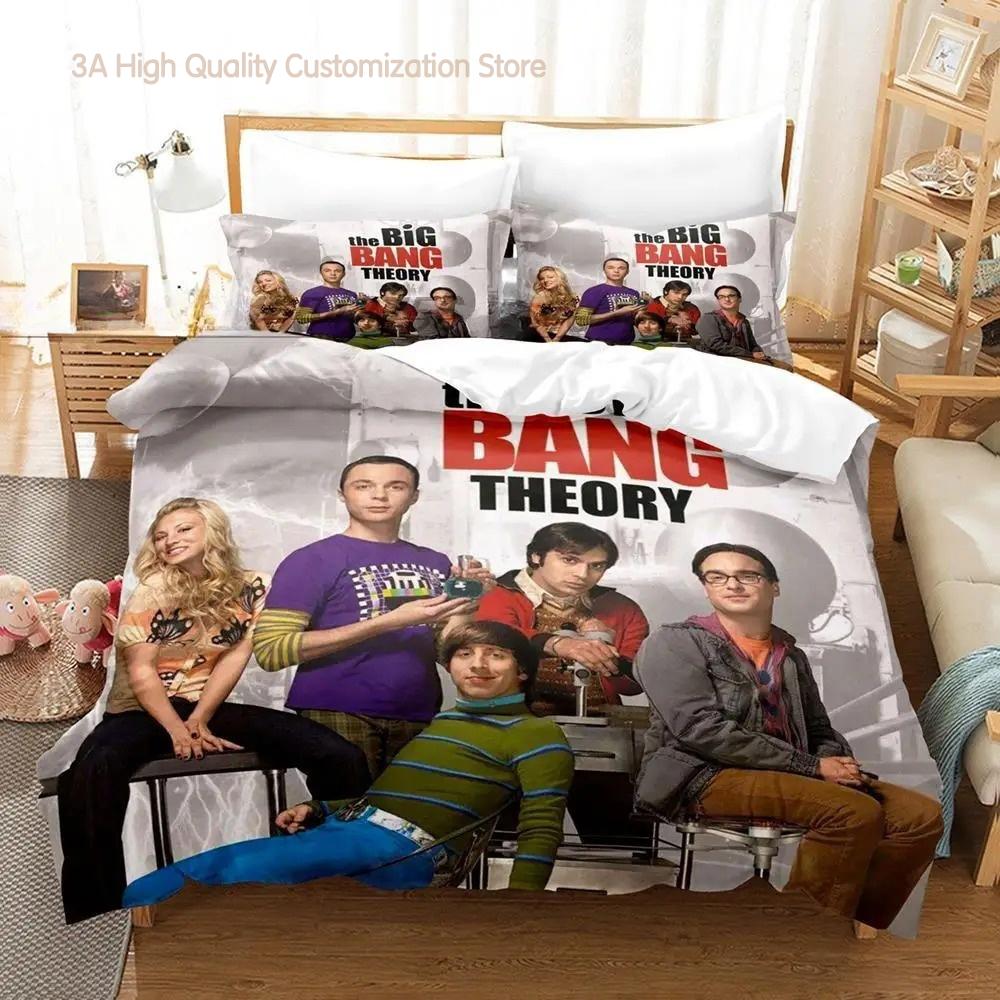 The Big Bang Theory Beding Set Single Twin Ful Quen King-Sized Dimensionsd Dimensions Bed Linen Set Aldult Young Boys Bedrom Duvetcover Sets 3D Print