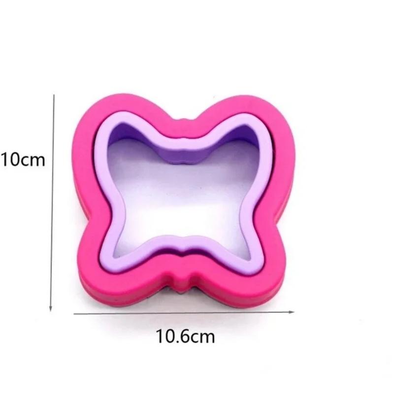 Sandwich and Cookie Cutter Set for Kids Fun Shape Bread Crust Removers Heart Dinosaur Star and More for Snacks and Baking Tools