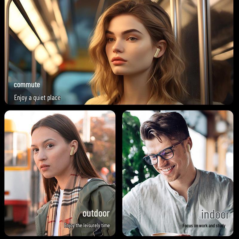 Q21 Bluetooth In-Ear Earphones: Ultra-Long Battery, Noise Cancelling, Sports Running, Unisex.