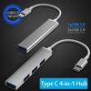USB HUB Dock 3.0 4 Port Multi Splitter Adapter OTG Type C HUB For Lenovo HUAWEI Xiaomi Macbook Aluminum Alloy USB 2.0 3.0 Hub
