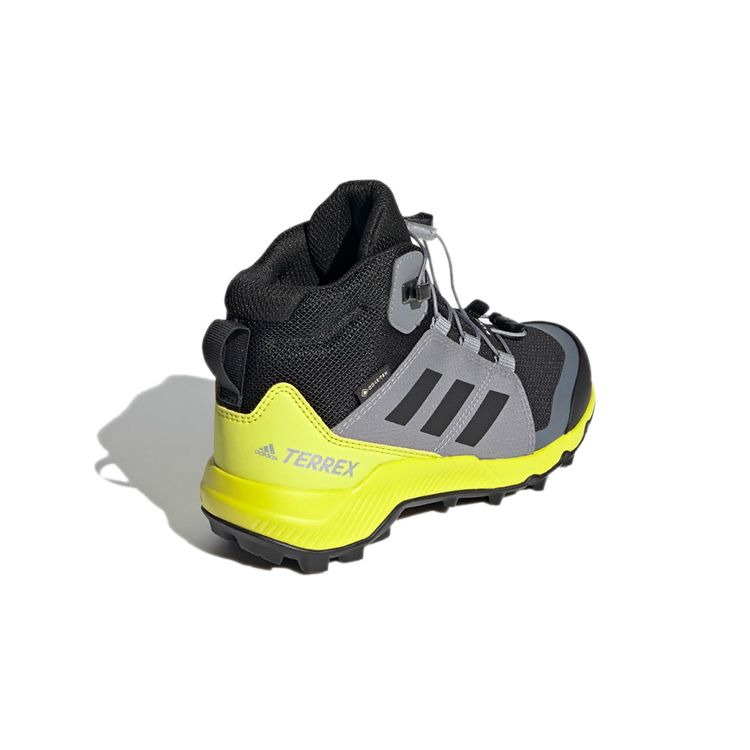 Adidas Terrex Mid Gtx Hiking K Comfortable Durable High-Top Outdoor Shoes Kids Shoes Black Gray FX4166