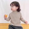 Kids Thermal Long Sleeve Base Layer Top Soft Brushed Fabric Solid Color Crew Neck Winter